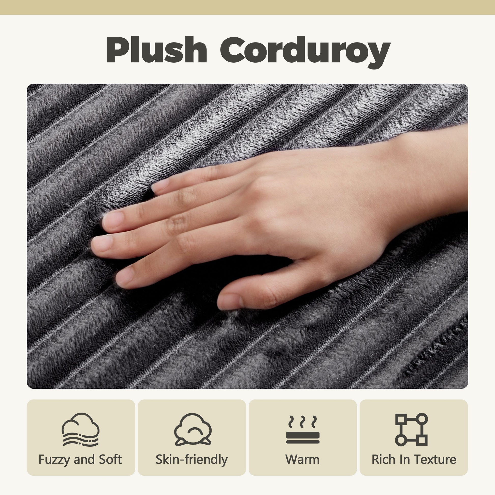 OVIOS 81" Boneless Sofa, Sleeper Couch, No Assembly Required