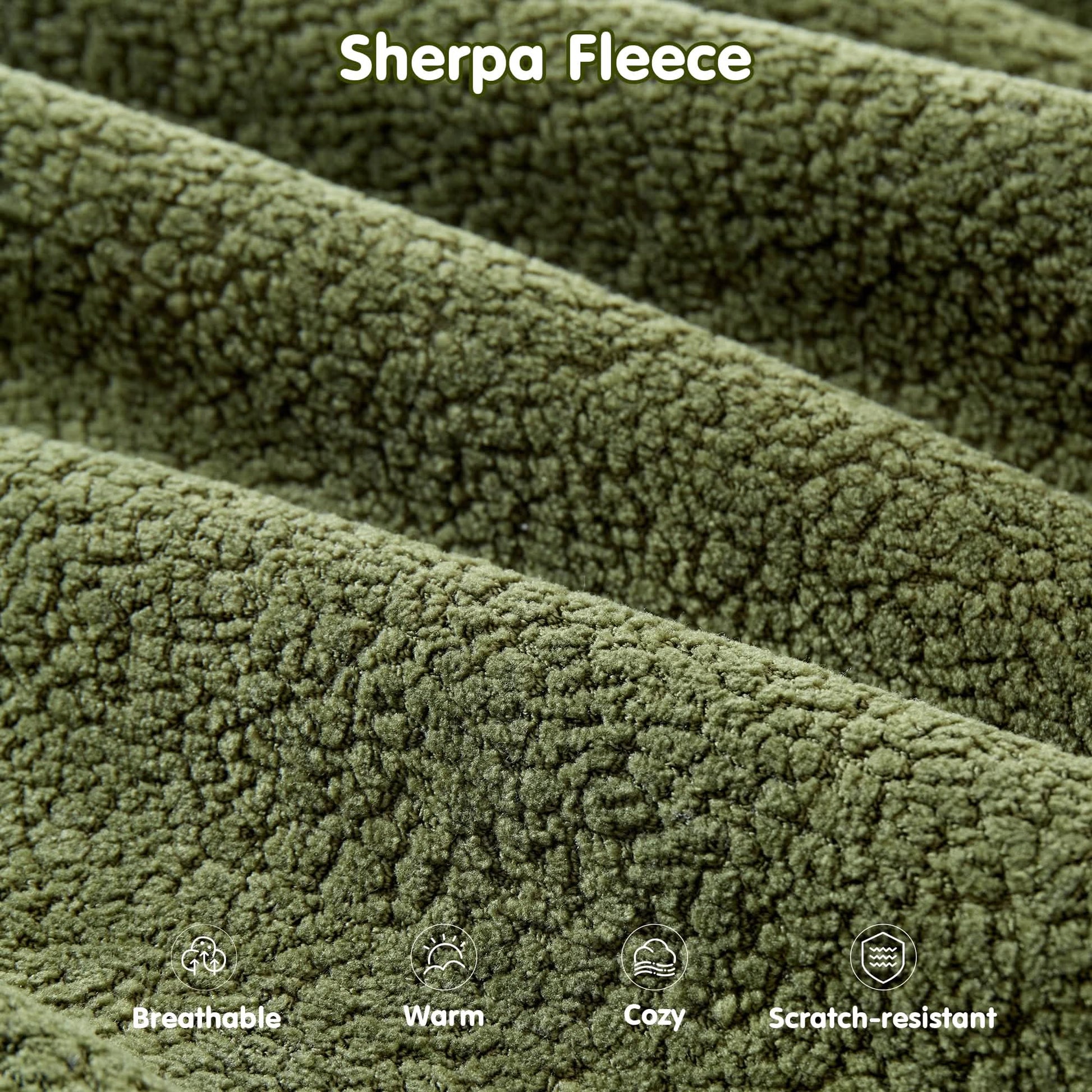 OVIOS 104" L-Shape Modular Couch with Chaise,Cloud Velvet Fabric,No Assembly Required