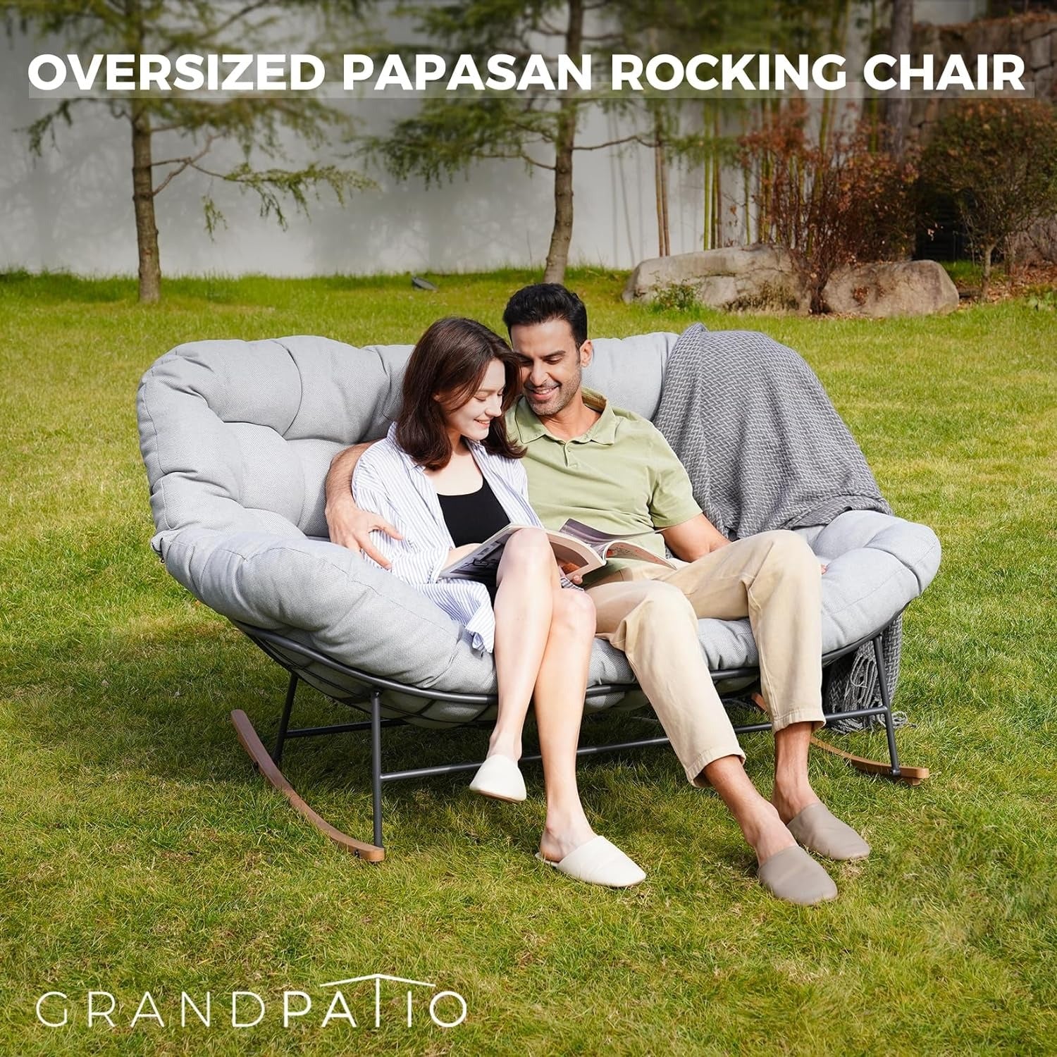 Outdoor Double Rocking Chair