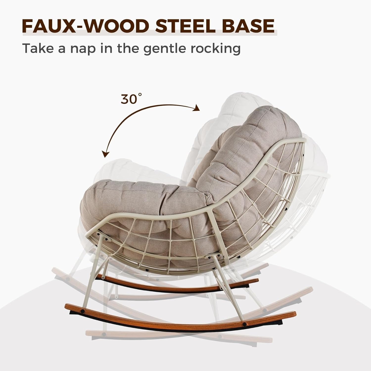 Outdoor Double Rocking Chair